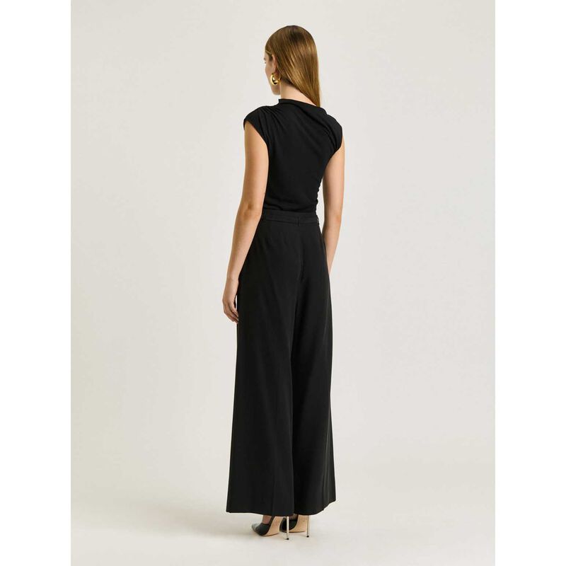 Veronika Maine Ruched Cap Sleeve Knit image number 1